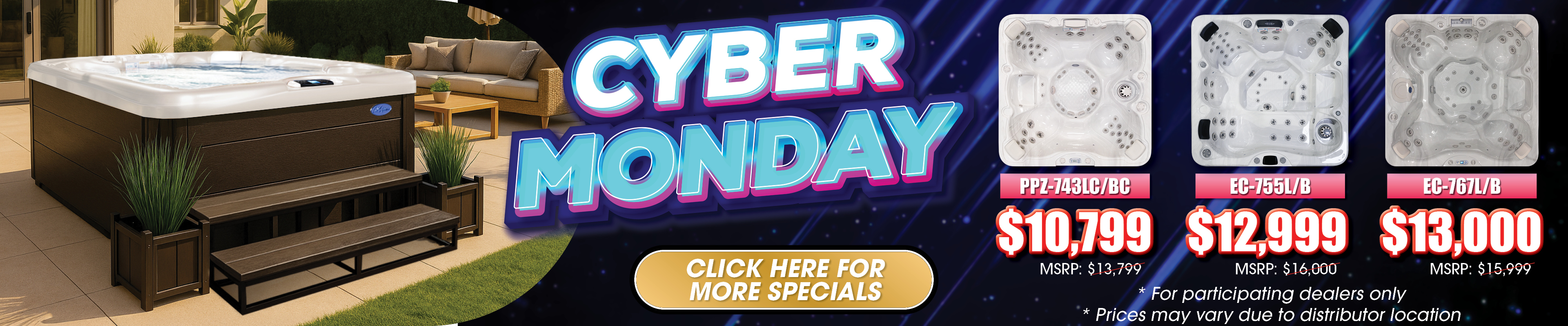 Calspas hot tub being used in a family setting - Goldsboro